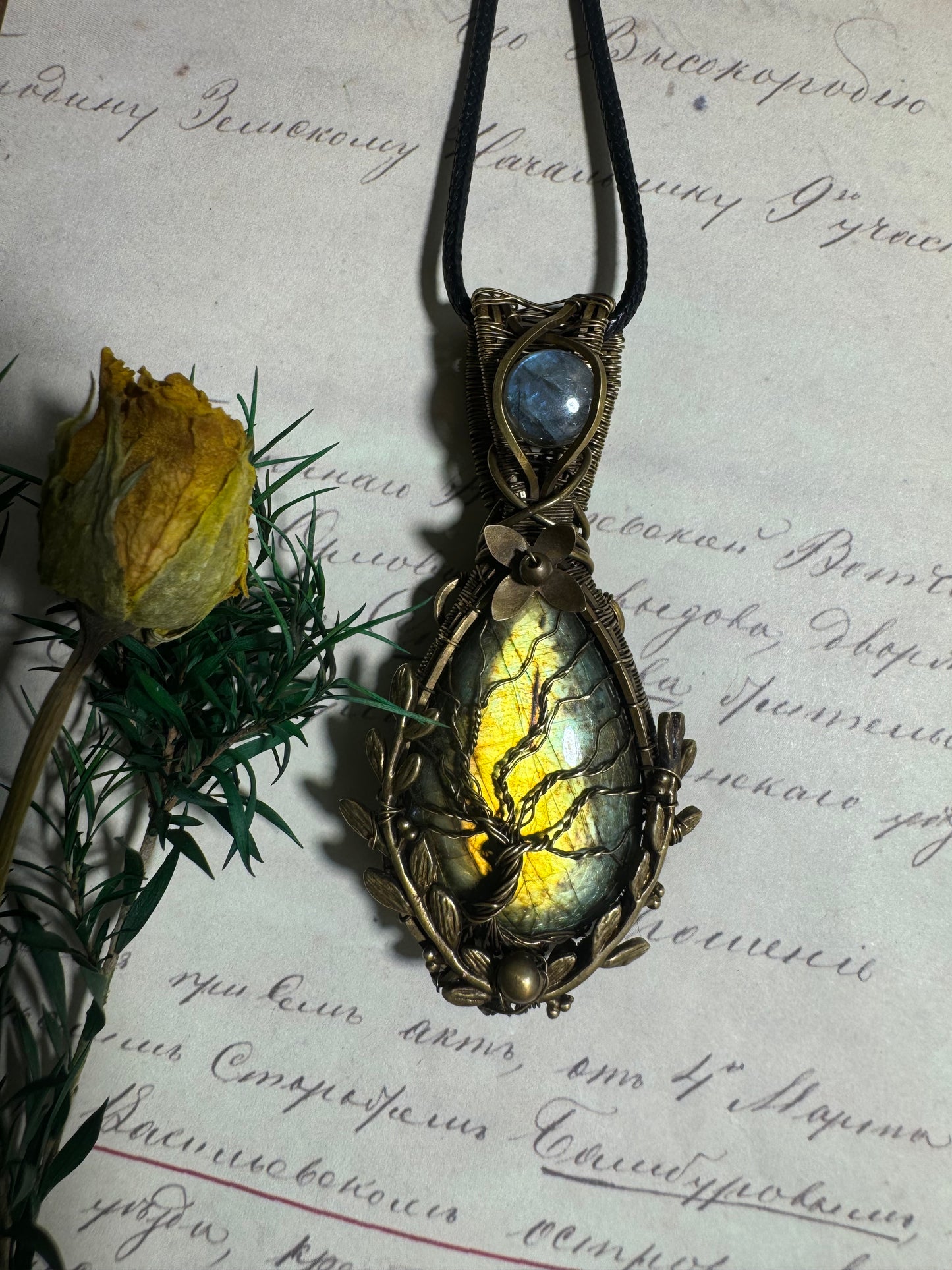 Wire Wrapped  Pendant